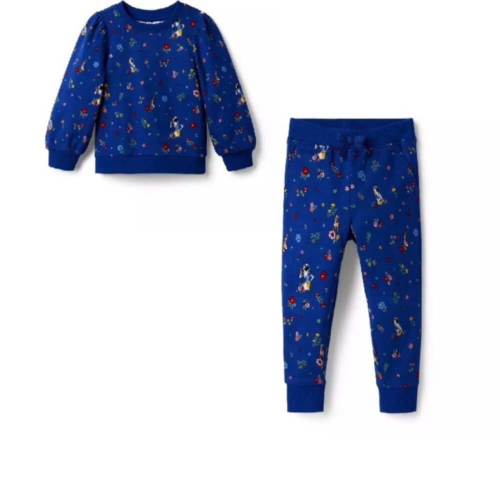 Janie and Jack X Disney Snow White Sweatsuit Set - Size 6-7